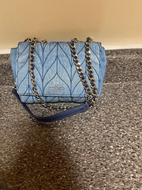 kate spade Handbags - kate spade Denim Quilted Chain Shoulder/Crossbody Bag
